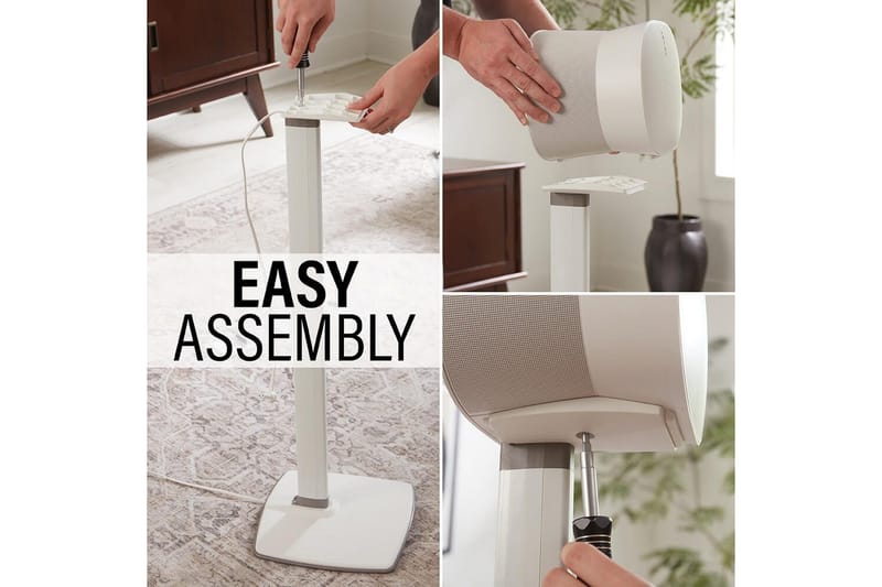 Lattiaständi Sanus Sonos ERA 300:lle - Valkoinen - Huonekalut - TV- & Mediakalusteet - Mediajalusta & seinäteline - Kaiutinjalusta