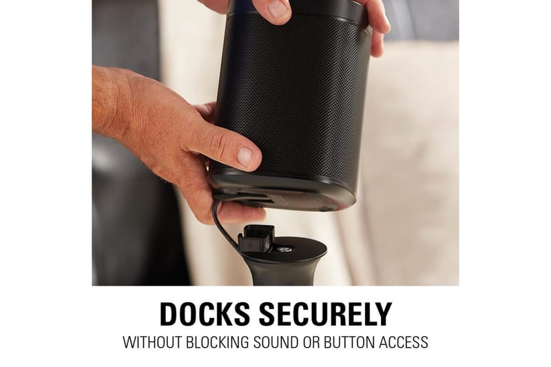 Lattiaständi Sanus Sonos One SL Play:1 ja Play:3 varten - Musta - Huonekalut - TV- & Mediakalusteet - Mediajalusta & seinäteline - Kaiutinjalusta