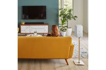 Lattiaständi Sanus Sonos Play:5 varten - Valkoinen - Huonekalut - TV- & Mediakalusteet - Mediajalusta & seinäteline - Kaiutinjalusta
