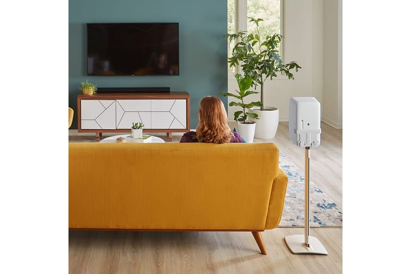Lattiaständi Sanus Sonos Play:5 varten - Valkoinen - Huonekalut - TV- & Mediakalusteet - Mediajalusta & seinäteline - Kaiutinjalusta