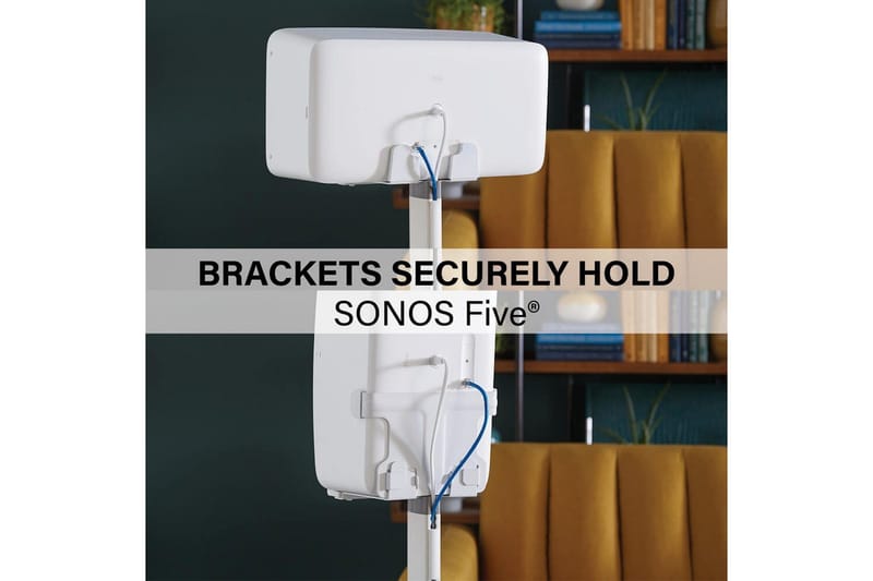 Lattiaständi Sanus Sonos Play:5 varten - Valkoinen - Huonekalut - TV- & Mediakalusteet - Mediajalusta & seinäteline - Kaiutinjalusta