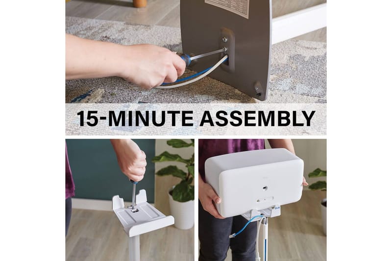 Lattiaständi Sanus Sonos Play:5 varten - Valkoinen - Huonekalut - TV- & Mediakalusteet - Mediajalusta & seinäteline - Kaiutinjalusta