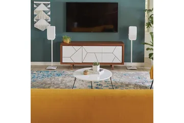Lattiaständi Sanus Sonos Play:5 varten - Valkoinen - Huonekalut - TV- & Mediakalusteet - Mediajalusta & seinäteline - Kaiutinjalusta