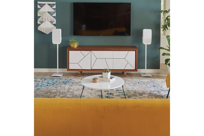 Lattiaständi Sanus Sonos Play:5 varten - Valkoinen - Huonekalut - TV- & Mediakalusteet - Mediajalusta & seinäteline - Kaiutinjalusta