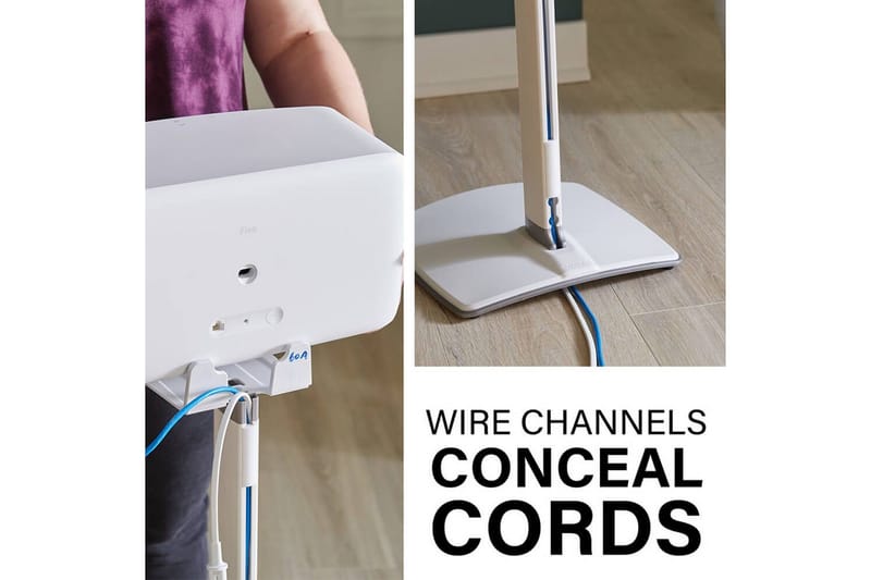 Lattiaständi Sanus Sonos Play:5 varten - Valkoinen - Huonekalut - TV- & Mediakalusteet - Mediajalusta & seinäteline - Kaiutinjalusta