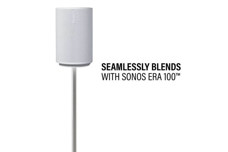 Lattiateline Sanus Sonos ERA 100:lle 2 osaa Valkoinen, Säädettävä teline - Valkoinen, Säädettävä teline - Huonekalut - TV- & Mediakalusteet - Mediajalusta & seinäteline - Kaiutinjalusta