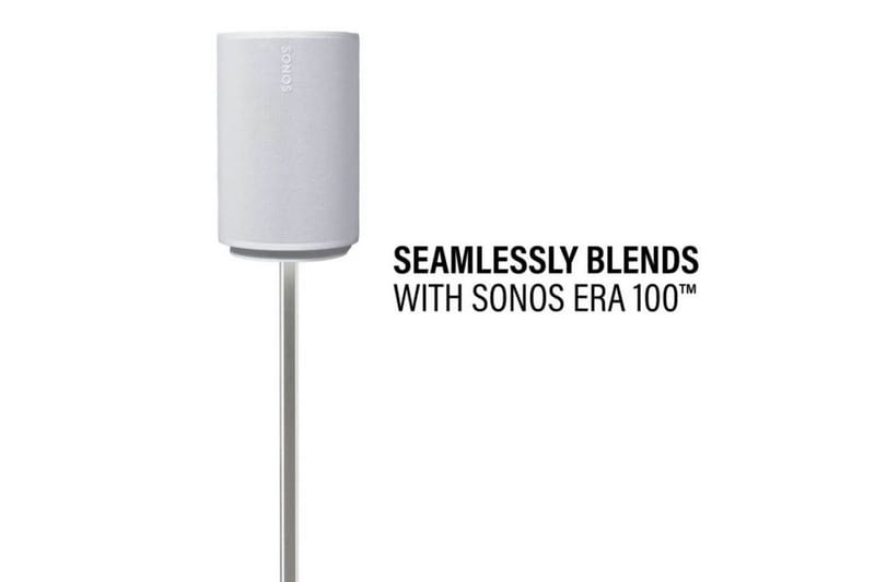 Lattiateline Sanus Sonos Era 100:lle Valkoinen, Säädettävä teline - Valkoinen, Säädettävä teline - Huonekalut - TV- & Mediakalusteet - Mediajalusta & seinäteline - Kaiutinjalusta