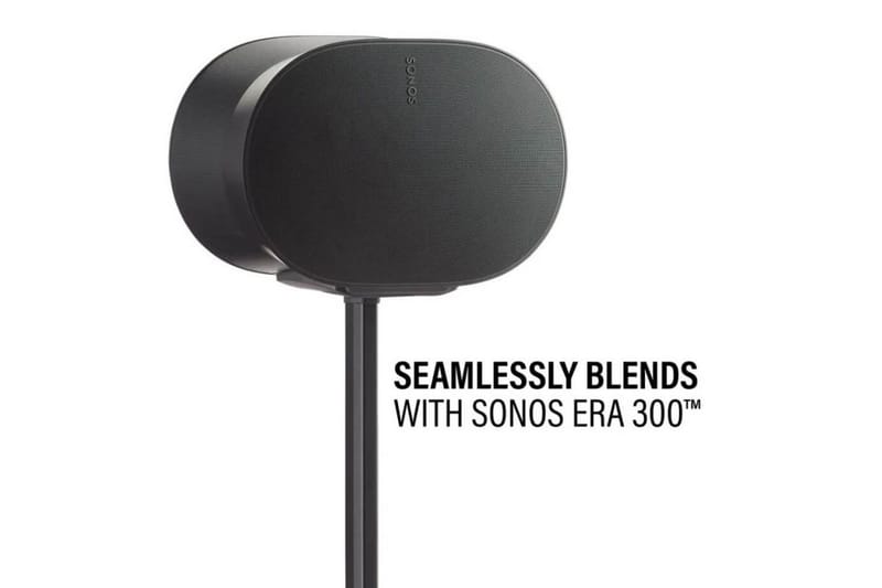Lattiateline Sanus Sonos ERA 300:lle 2 osaa Musta, Säädettävä teline - Musta, Säädettävä teline - Huonekalut - TV- & Mediakalusteet - Mediajalusta & seinäteline - Kaiutinjalusta