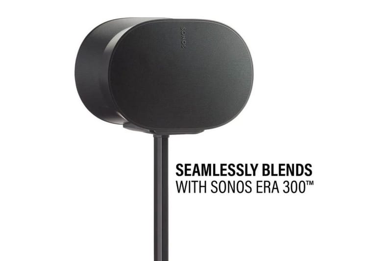 Lattiateline Sanus Sonos ERA 300:lle Musta, Säädettävä teline - Musta, Säädettävä teline - Huonekalut - TV- & Mediakalusteet - Mediajalusta & seinäteline - Kaiutinjalusta