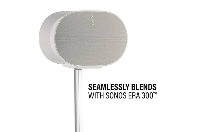 Lattiateline Sanus Sonos ERA 300:lle Valkoinen, Säädettävä teline - Valkoinen, Säädettävä teline - Huonekalut - TV- & Mediakalusteet - Mediajalusta & seinäteline - Kaiutinjalusta