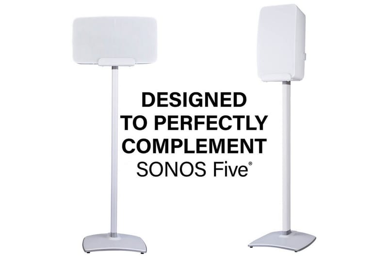 Lattiateline Sanus Sonos Play:5:lle Valkoinen - Valkoinen - Huonekalut - TV- & Mediakalusteet - Mediajalusta & seinäteline - Kaiutinjalusta