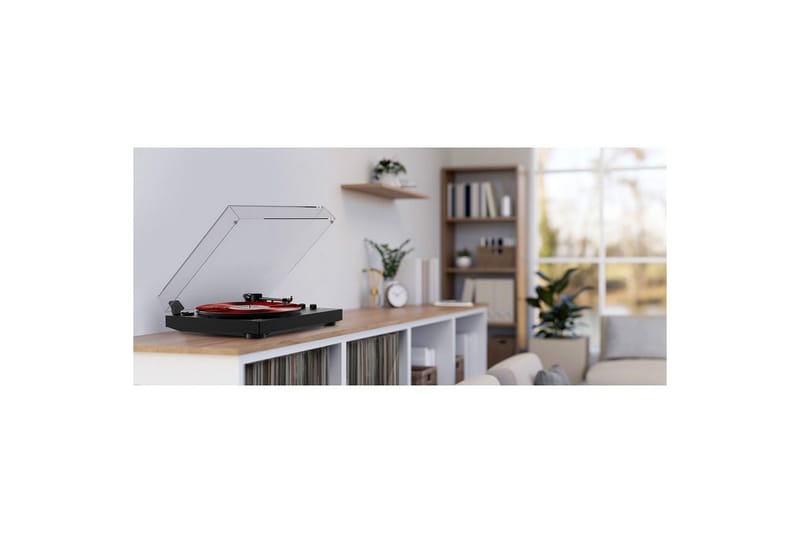 Levysoitin Mixx Analog 5 - Musta - Huonekalut - TV- & Mediakalusteet - Mediajalusta & seinäteline - Kaiutinjalusta