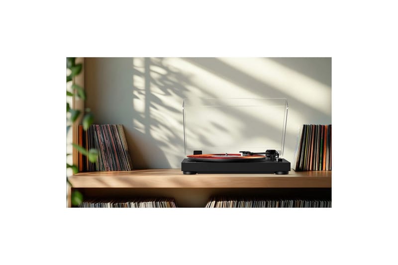 Levysoitin Mixx Analog 5 - Musta - Huonekalut - TV- & Mediakalusteet - Mediajalusta & seinäteline - Kaiutinjalusta