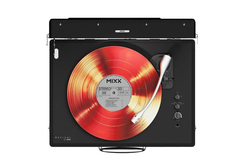 Levysoitin Mixx Revival 65 - Musta - Huonekalut - TV- & Mediakalusteet - Mediajalusta & seinäteline - Kaiutinjalusta