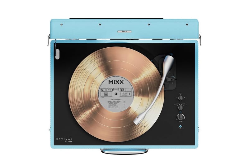 Levysoitin Mixx Revival 65 - Sininen - Huonekalut - TV- & Mediakalusteet - Mediajalusta & seinäteline - Kaiutinjalusta