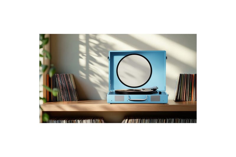 Levysoitin Mixx Revival 65 - Sininen - Huonekalut - TV- & Mediakalusteet - Mediajalusta & seinäteline - Kaiutinjalusta