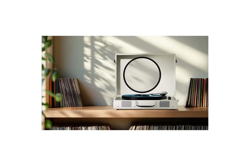 Levysoitin Mixx Revival 65 - Valkoinen - Huonekalut - TV- & Mediakalusteet - Mediajalusta & seinäteline - Kaiutinjalusta