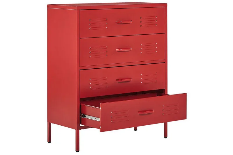 Lipasto Enago Punainen - Punainen - Säilytys - Säilytyskalusteet - Lipasto