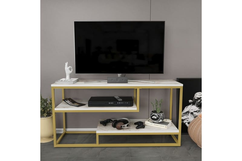 Lorin TV-taso 120 cm - Keltainend - Huonekalut - TV- & Mediakalusteet - Tv taso & Mediataso