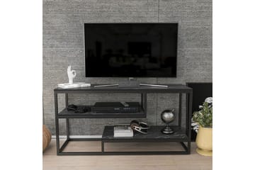 Lorin TV-taso 120 cm - Musta/Valkoinen - Huonekalut - TV- & Mediakalusteet - Tv taso & Mediataso