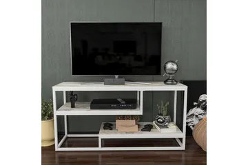 Lorin TV-taso 120 cm - Valkoinen - Huonekalut - TV- & Mediakalusteet - Tv taso & Mediataso