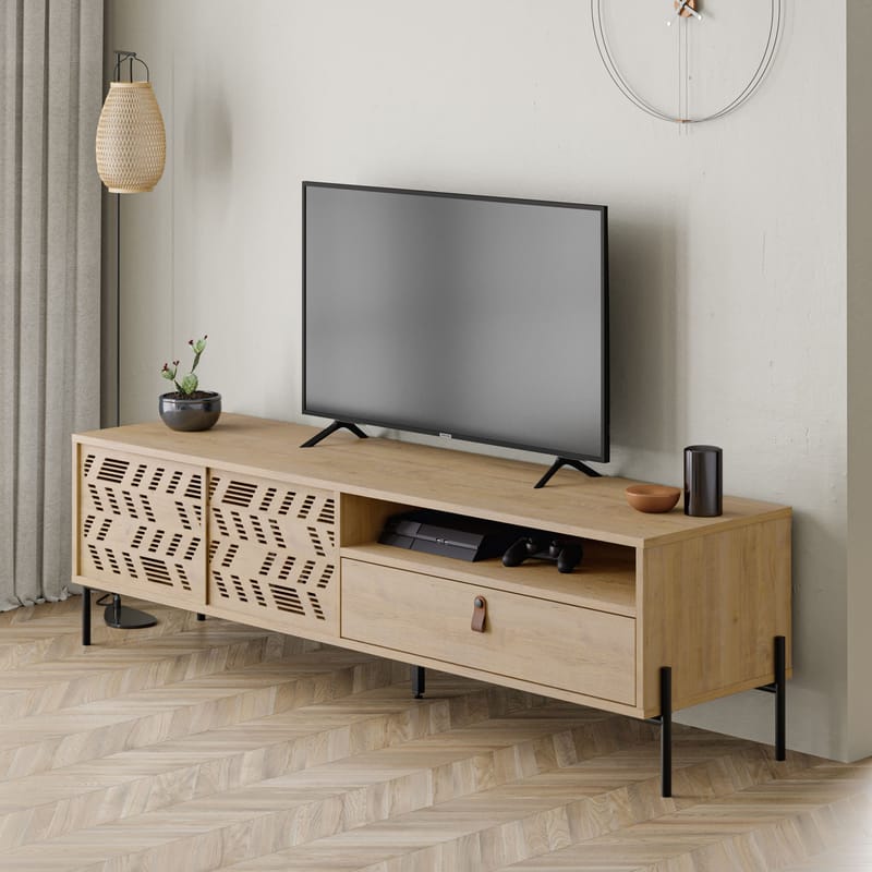 Losina TV-taso 170 cm - Sapphire Oak - Huonekalut - TV- & Mediakalusteet - Mediajalusta & seinäteline