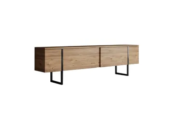 Luxe TV-taso 180 cm - Luonnollinen/Musta - Huonekalut - TV- & Mediakalusteet - Tv taso & Mediataso