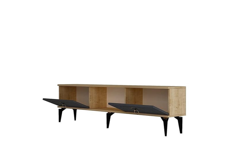 Maren TV-taso 150 cm - Tammi/Antrasiitti - Huonekalut - TV- & Mediakalusteet - Tv taso & Mediataso