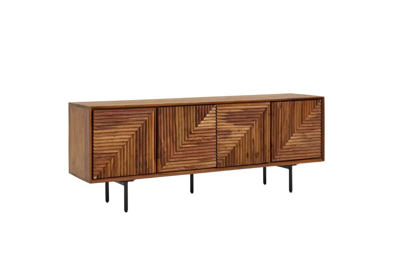 Matala kaappi Wohnling Massiivipuu säilytyksellä 4 ovea ponnahdusauki maalaistalo, undefined