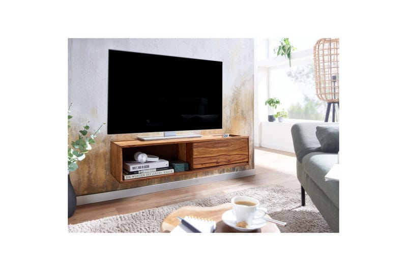 Matala kaappi Wohnling Täyspuinen riippuva yhdellä lipastolla maalaistalo - Huonekalut - TV- & Mediakalusteet - TV-hyllyt