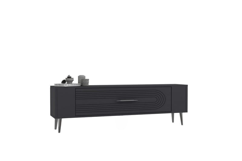 Mirel TV-taso 120 cm, Antrasiitti/Hopea