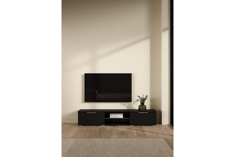 Miwa TV-teline 33 cm - Musta - Huonekalut - TV- & Mediakalusteet - Mediajalusta & seinäteline - TV:n seinäteline