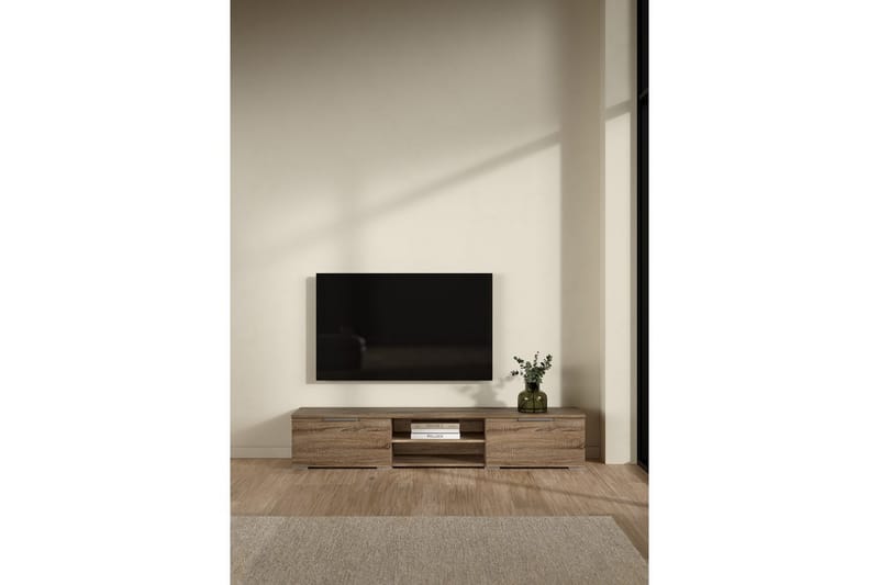 Miwa TV-teline 33 cm - Ruskea - Huonekalut - TV- & Mediakalusteet - Mediajalusta & seinäteline - TV:n seinäteline