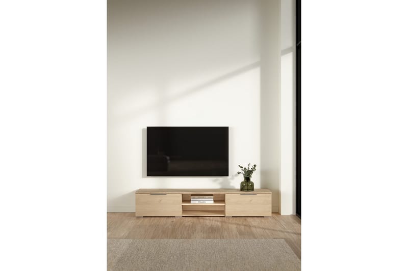 Miwa TV-teline 33 cm - Punertava puu - Huonekalut - TV- & Mediakalusteet - Mediajalusta & seinäteline - TV:n seinäteline