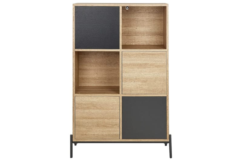 Moines kirjahylly 80 cm tammi - Vaaleanruskea - Säilytys - Hylly - Kirjahylly