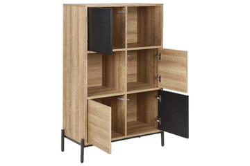Moines kirjahylly 80 cm tammi - Vaaleanruskea - Säilytys - Hylly - Kirjahylly
