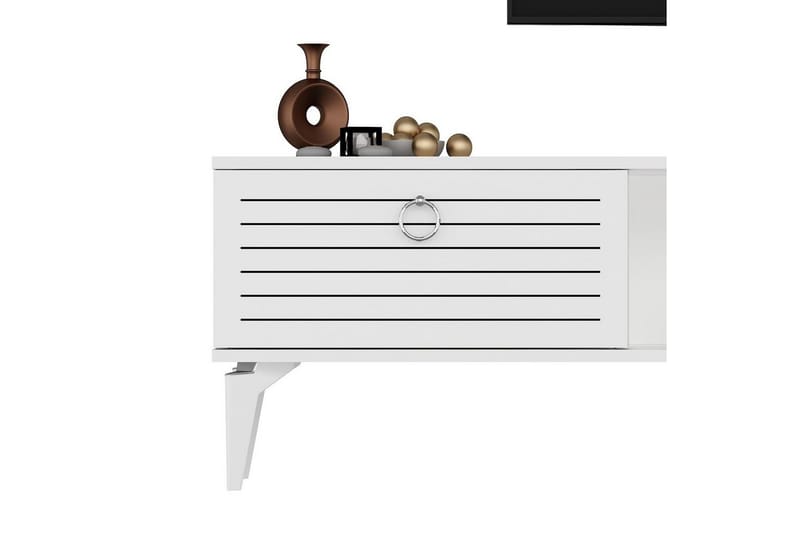 Mula TV-taso 150 cm - Valkoinen - Huonekalut - TV- & Mediakalusteet - Tv taso & Mediataso