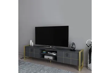 Munetaka TV-taso 184 cm - Antrasiitti/Keltainend - Huonekalut - TV- & Mediakalusteet - Tv taso & Mediataso