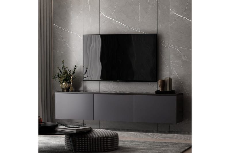 Neon TV-taso 160 cm - Antrasiitti - Huonekalut - TV- & Mediakalusteet - Tv taso & Mediataso