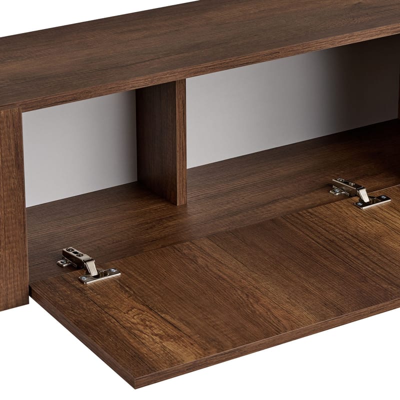 Nexus TV-taso 180 cm - Barokkipähkinä ja musta - Huonekalut - TV- & Mediakalusteet - Mediajalusta & seinäteline