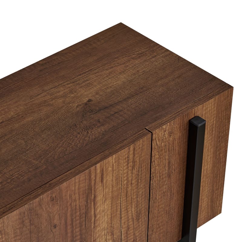 Nexus TV-taso 180 cm - Barokkipähkinä ja musta - Huonekalut - TV- & Mediakalusteet - Mediajalusta & seinäteline