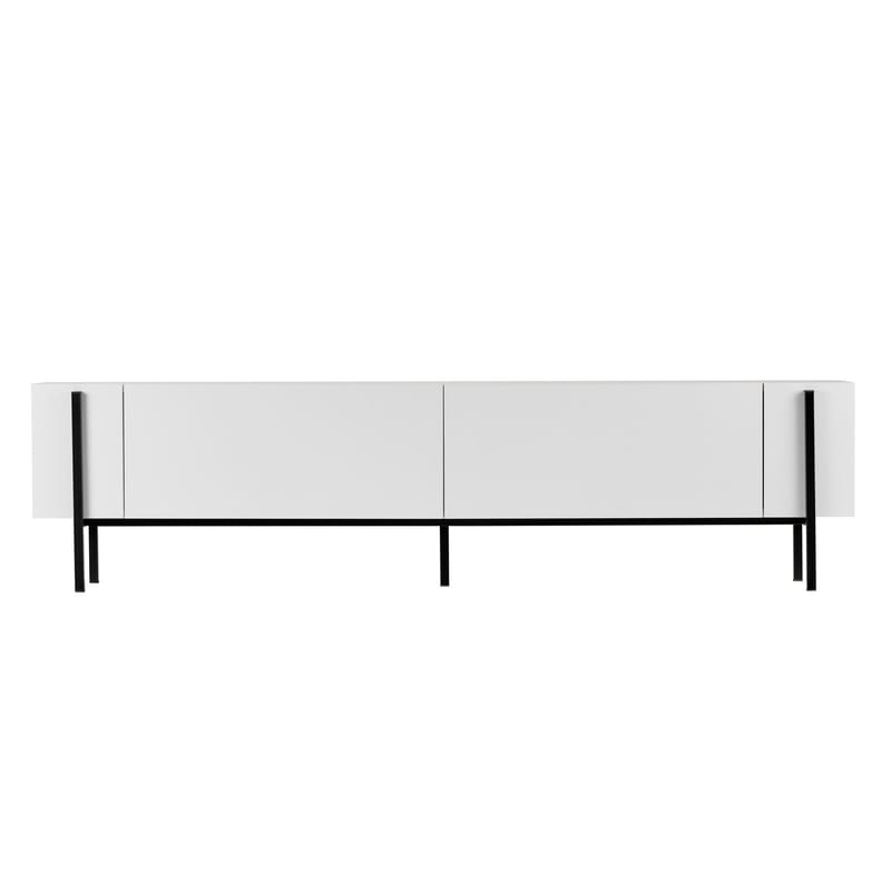 Nexus TV-taso 180 cm - Puunmusta ja musta - Huonekalut - TV- & Mediakalusteet - Mediajalusta & seinäteline