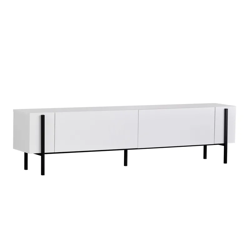 Nexus TV-taso 180 cm - Puunmusta ja musta - Huonekalut - TV- & Mediakalusteet - Mediajalusta & seinäteline