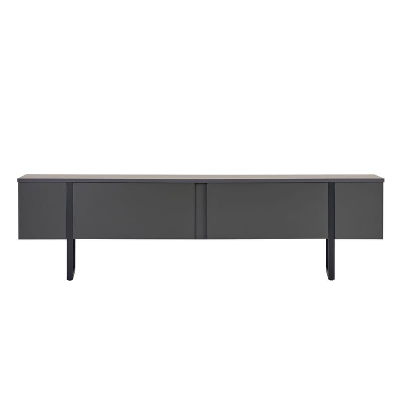 Nopira TV-taso 180 cm - Antrasiitti ja musta - Huonekalut - TV- & Mediakalusteet - Mediajalusta & seinäteline