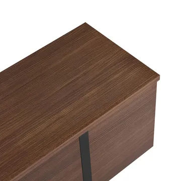 Nopira TV-taso 180 cm - Pähkinä ja musta - Huonekalut - TV- & Mediakalusteet - Tv taso & Mediataso