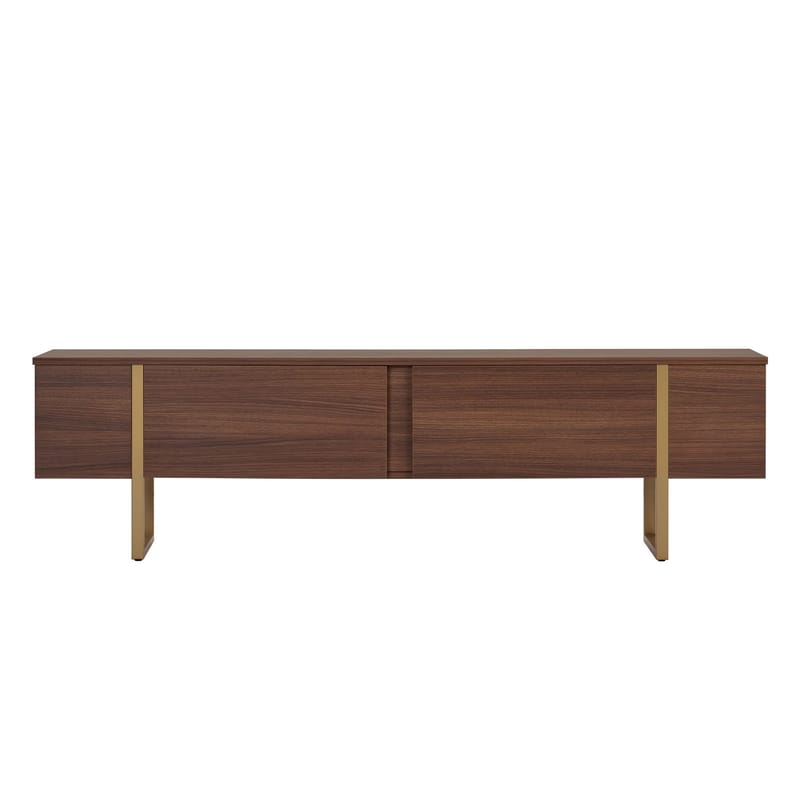 Nopira TV-taso 180 cm - Pähkinä ja kulta - Huonekalut - TV- & Mediakalusteet - Mediajalusta & seinäteline