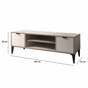 Olyros TV-taso 140 cm - Huonekalut - TV- & Mediakalusteet - Tv taso & Mediataso