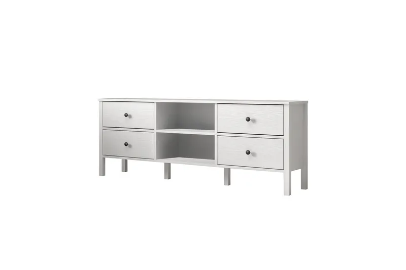 Olyros TV-taso 160 cm, Luonnollinen/Valkoinen