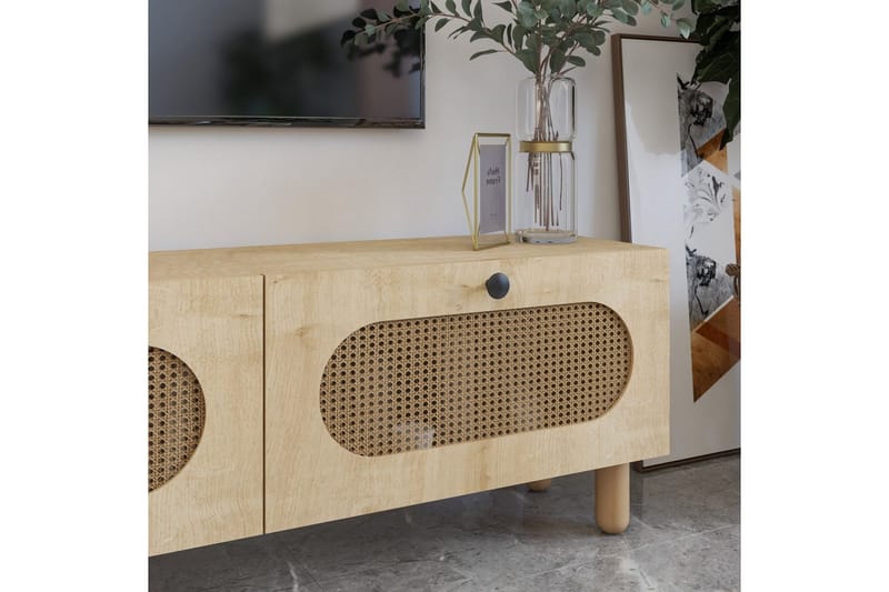 Ossin TV-taso 180 cm - Tammi - Huonekalut - TV- & Mediakalusteet - Tv taso & Mediataso