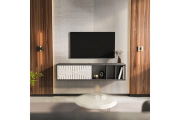 Saller TV-taso 140 cm - Antrasiitti/Valkoinen - Huonekalut - TV- & Mediakalusteet - Tv taso & Mediataso